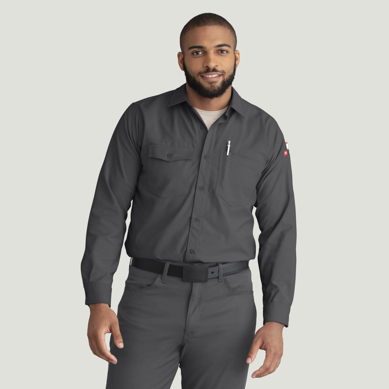 Men's Cooling Long Sleeve Work Shirt image number 1