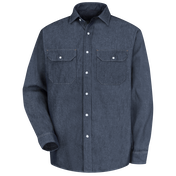 Men's Deluxe Denim Shirt - Long Sleeve | Red Kap® | Red Kap®