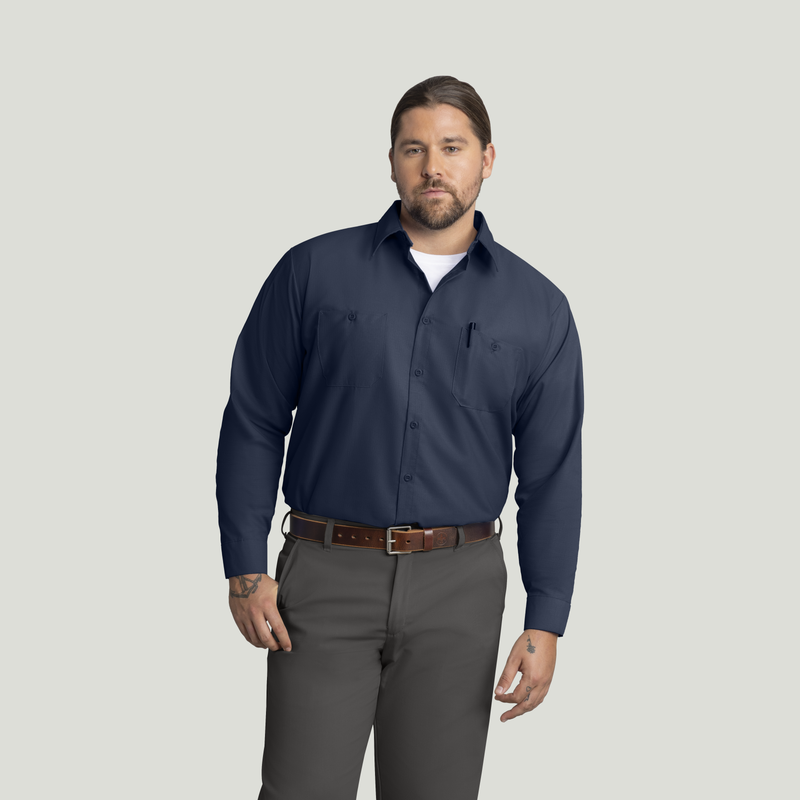 Men's Long Sleeve Work Shirt with MIMIX® image number 1
