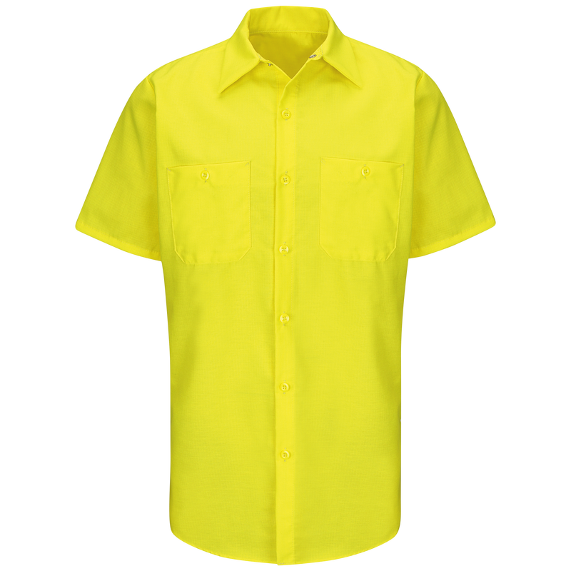Short Sleeve Enhanced Visibility Ripstop Work Shirt image number 0