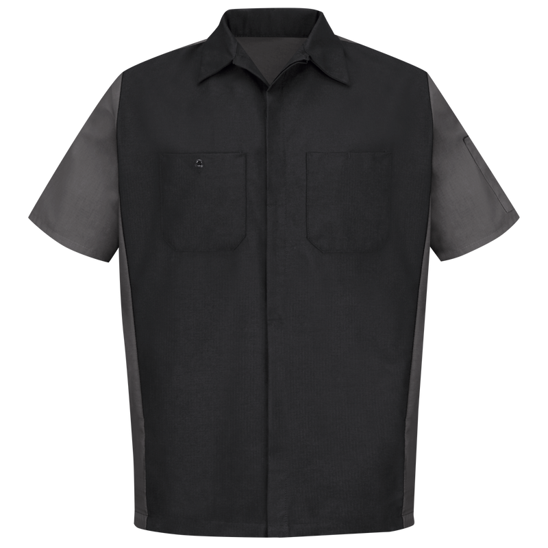 Men's Short Sleeve Two-Tone Crew Shirt image number 1