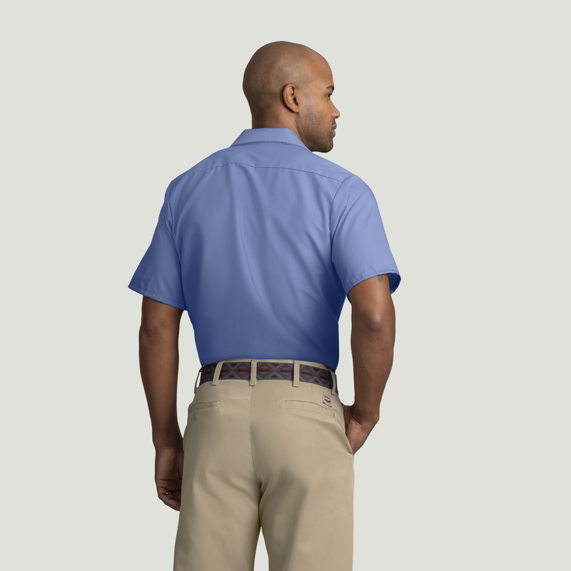 Men's Short Sleeve Industrial Work Shirt image number 2