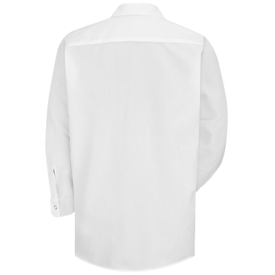 Men's Long Sleeve Specialized Pocketless Polyester Work Shirt