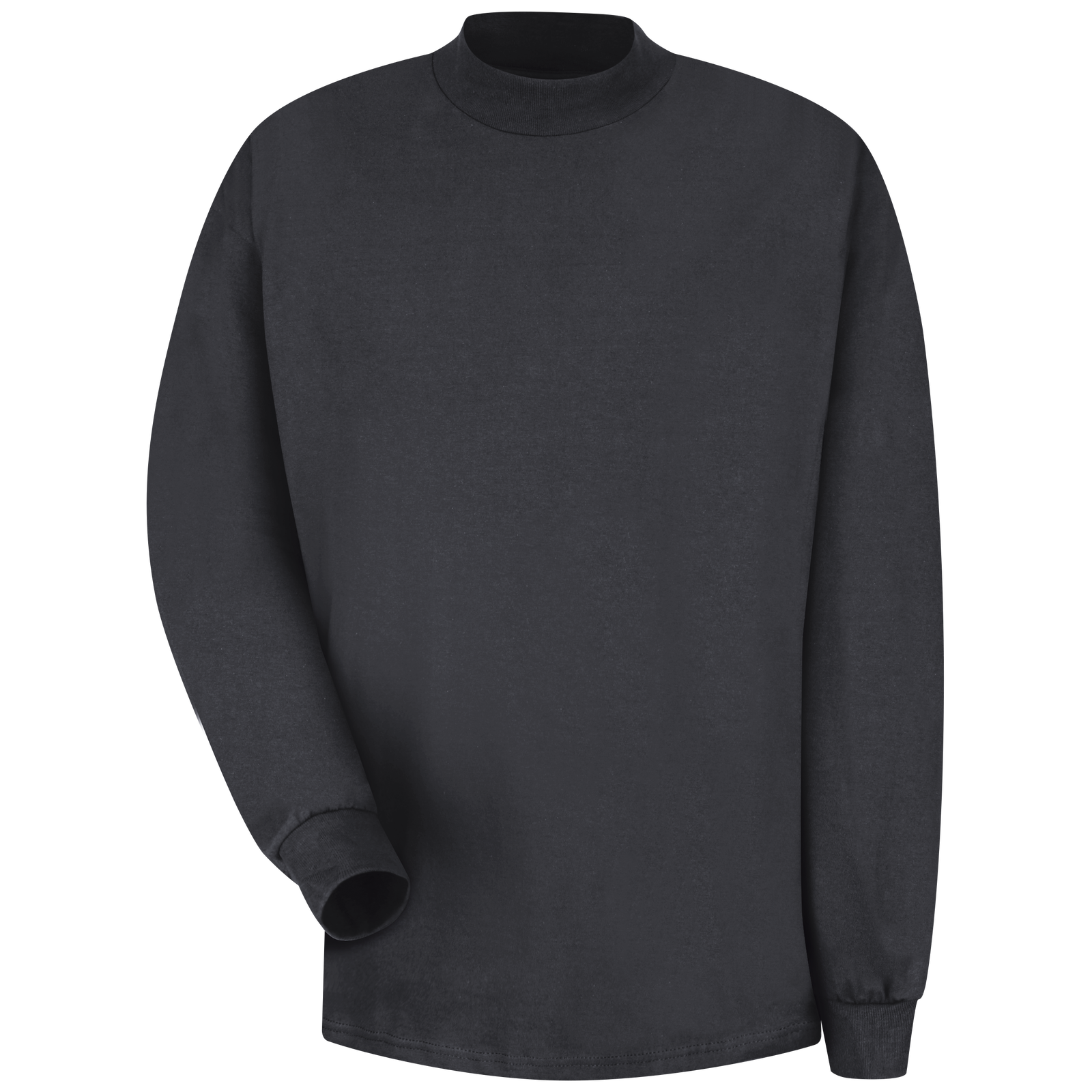 Men S Long Sleeve Mock Turtleneck Red Kap