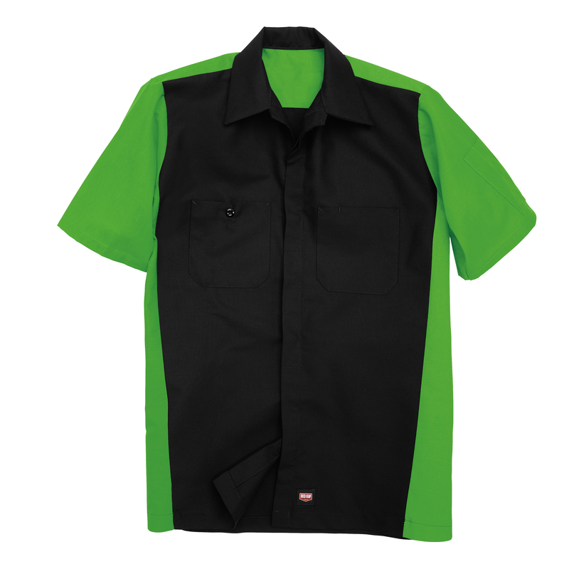 Men's Short Sleeve Two-Tone Crew Shirt image number 5