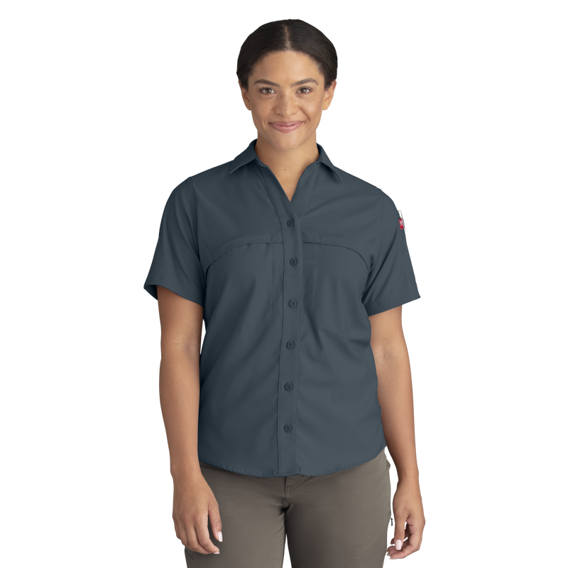 Women's Cooling Short Sleeve Work Shirt image number 4