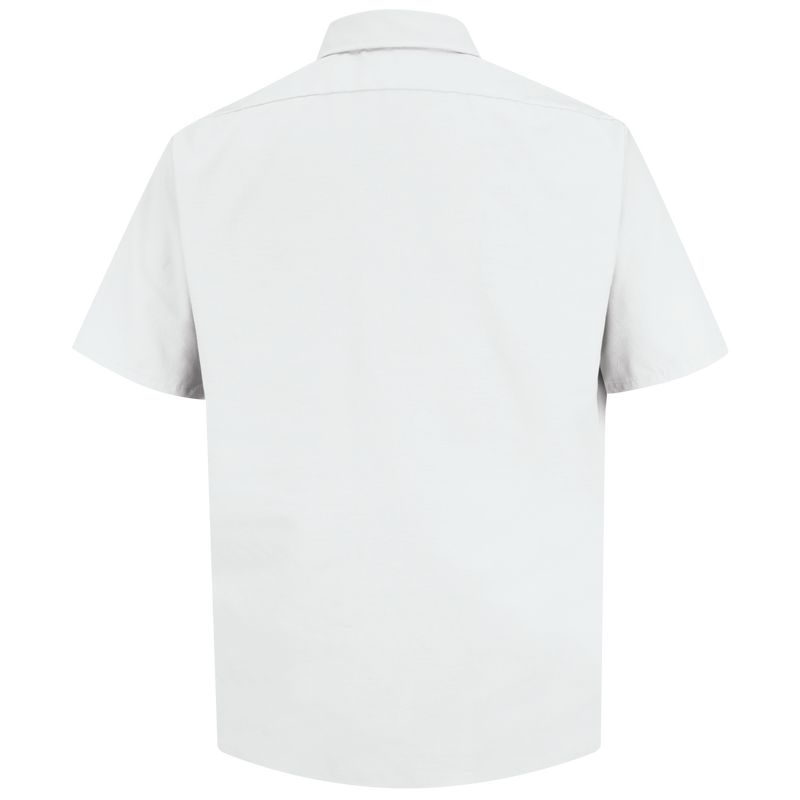 Men's Short Sleeve Solid Dress Uniform Shirt image number 2