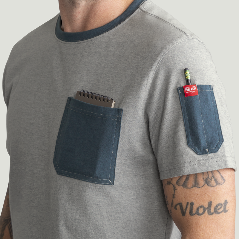 Men's Slim Fit Cotton Pocket T-Shirt image number 14