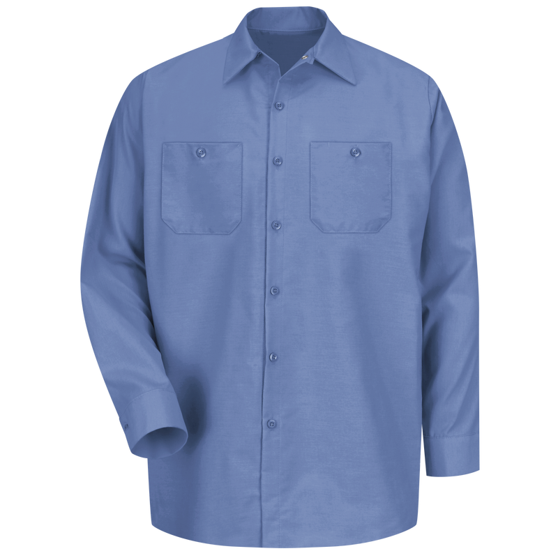 Men's Long Sleeve Industrial Work Shirt image number 1