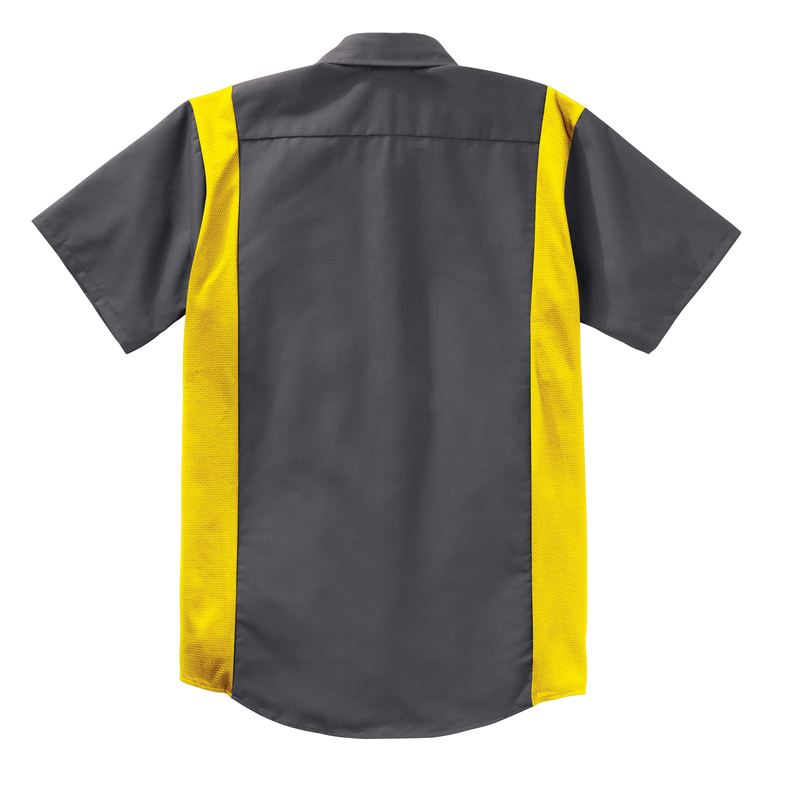Men's Short Sleeve Performance Plus Shop Shirt With Oilblok Technology image number 10