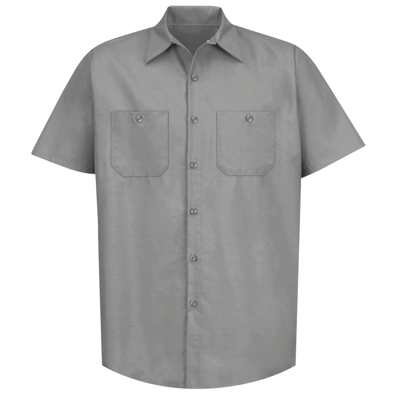 Men's Short Sleeve Industrial Work Shirt image number 0