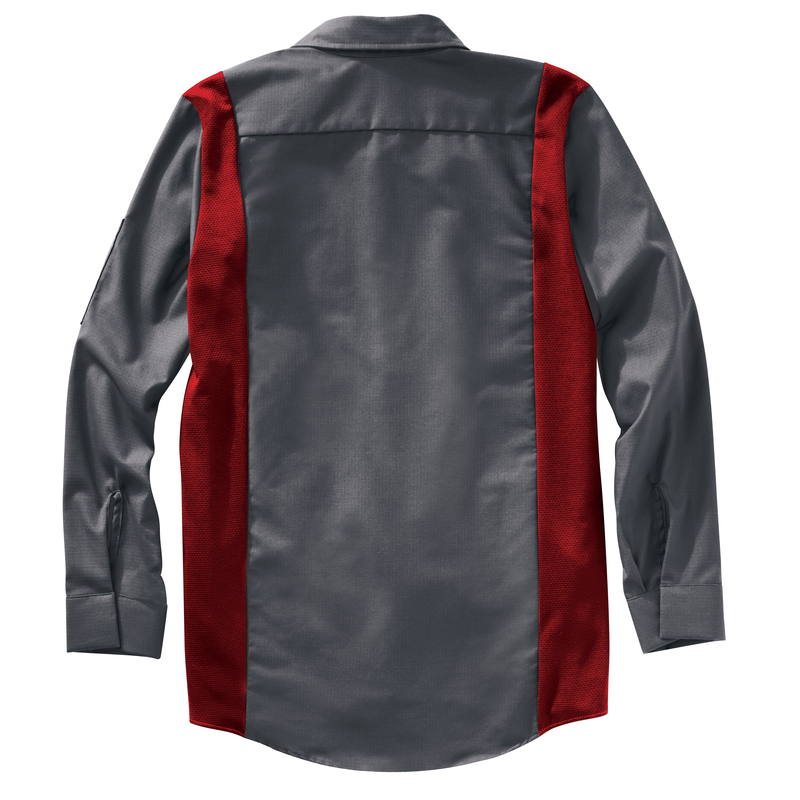 Men's Long Sleeve Performance Plus Shop Shirt with OilBlok Technology image number 6