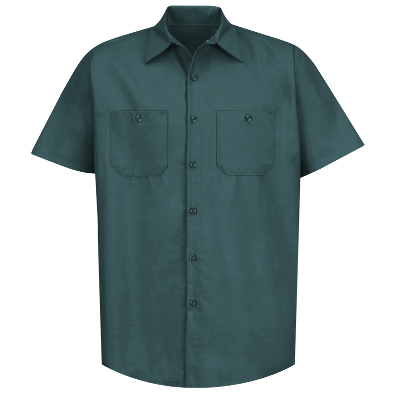 Men's Short Sleeve Industrial Work Shirt image number 0