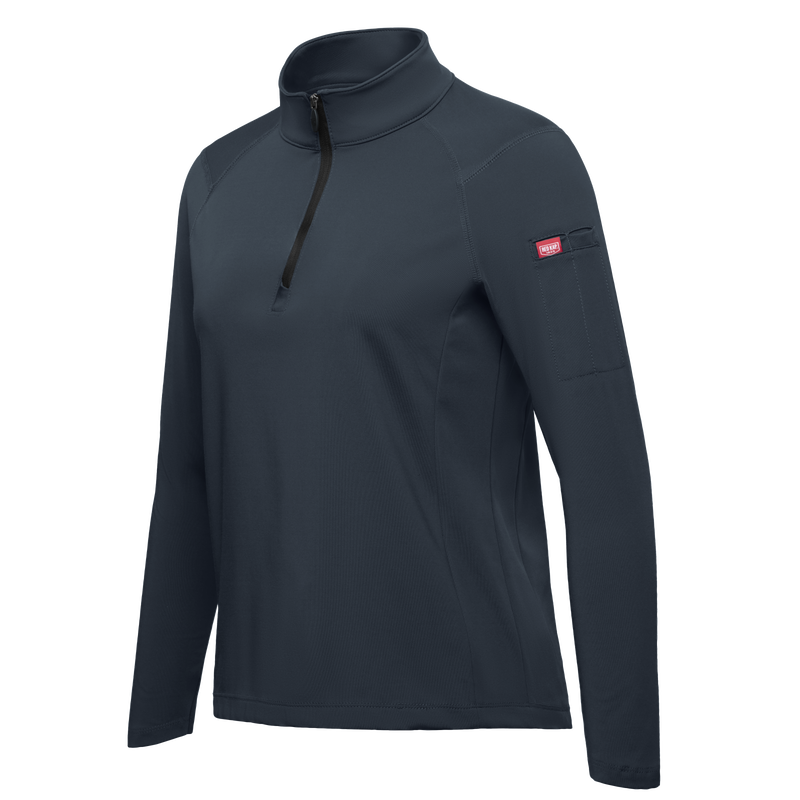 
Women's Performance Quarter Zip Cadet Collar Pullover image number 4
