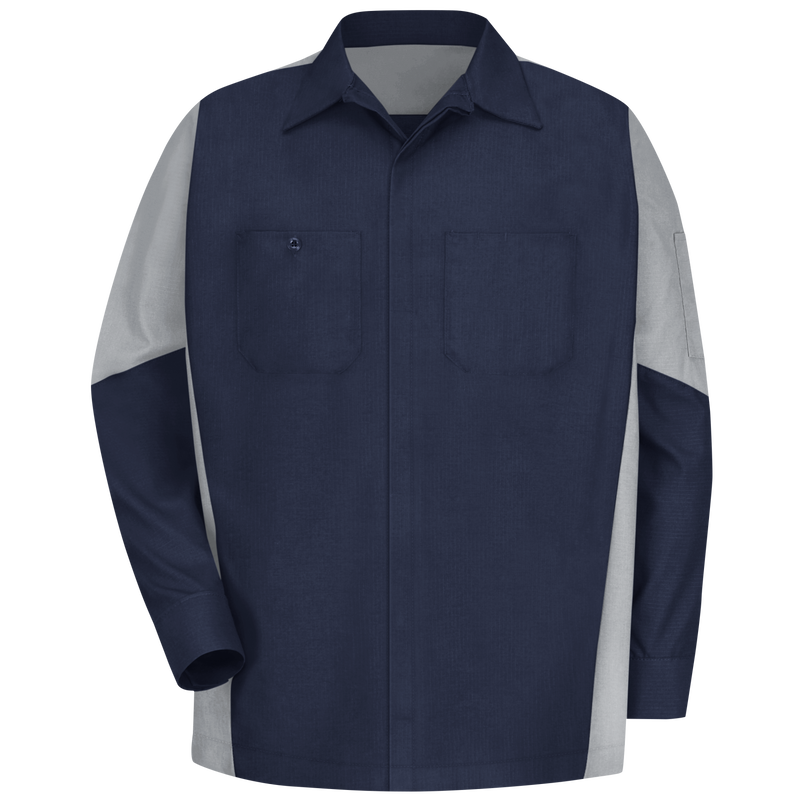 Men's Long Sleeve Two-Tone Crew Shirt image number 0