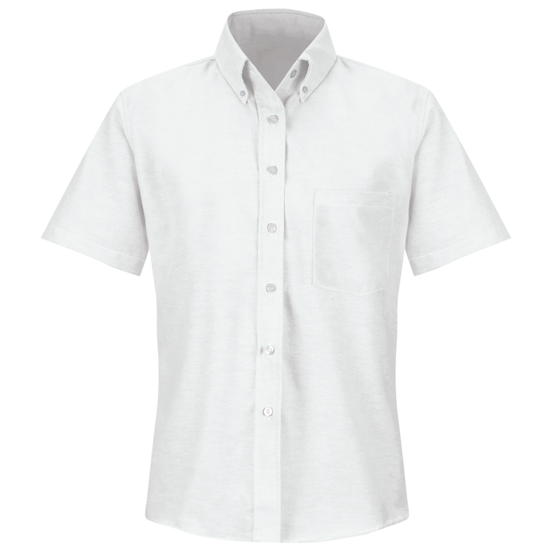 Women's Short Sleeve Executive Oxford Dress Shirt image number 1