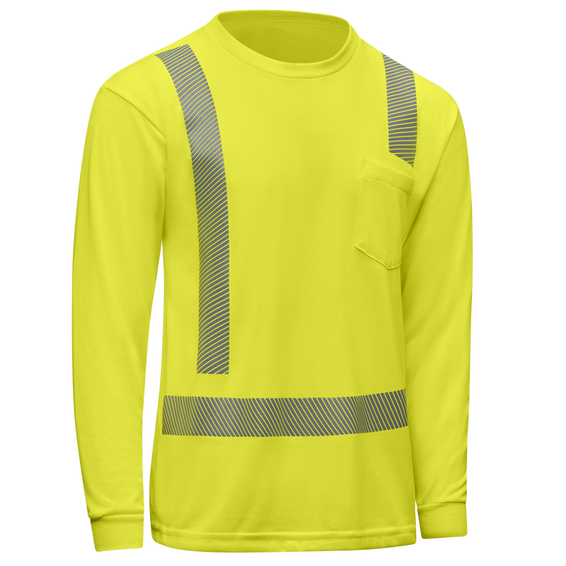 Hi-Visibility Breathable Long Sleeve Pocket T-Shirt - Type R Class 2 image number 4