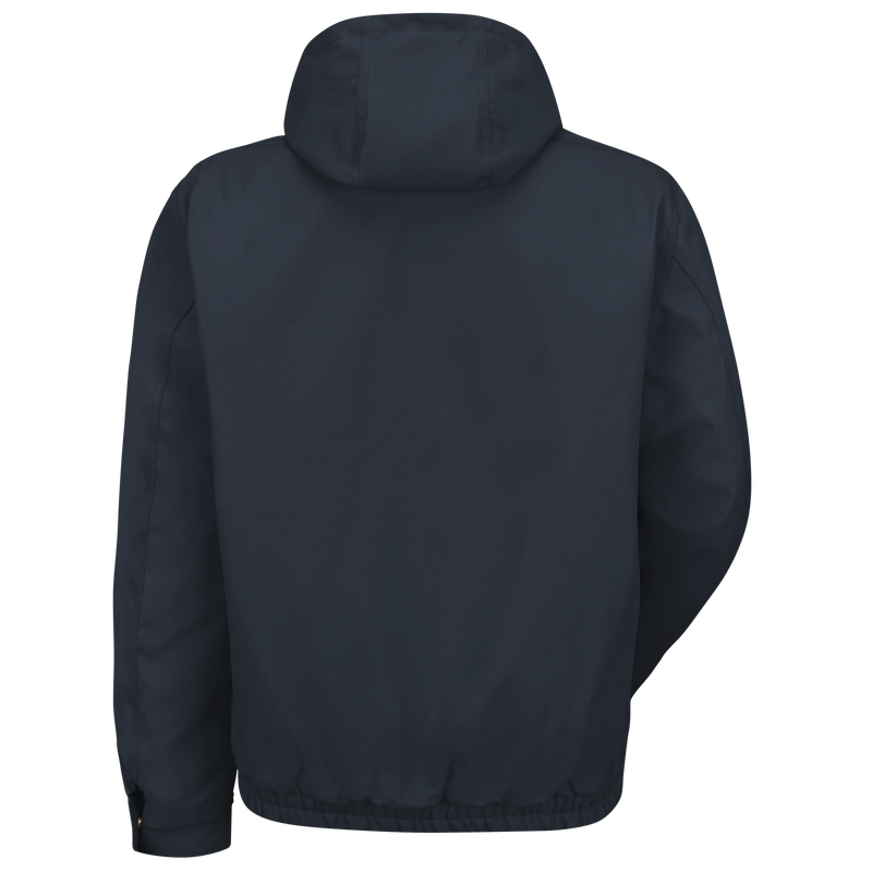 Blended Duck Zip-Front Hooded Jacket image number 2