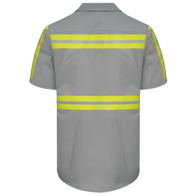 Short Sleeve Enhanced Visibility Industrial Work Shirt