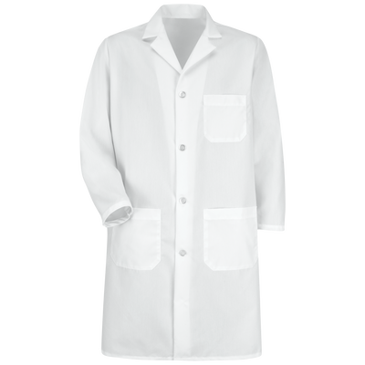 Men's Button-Front Lab Coat