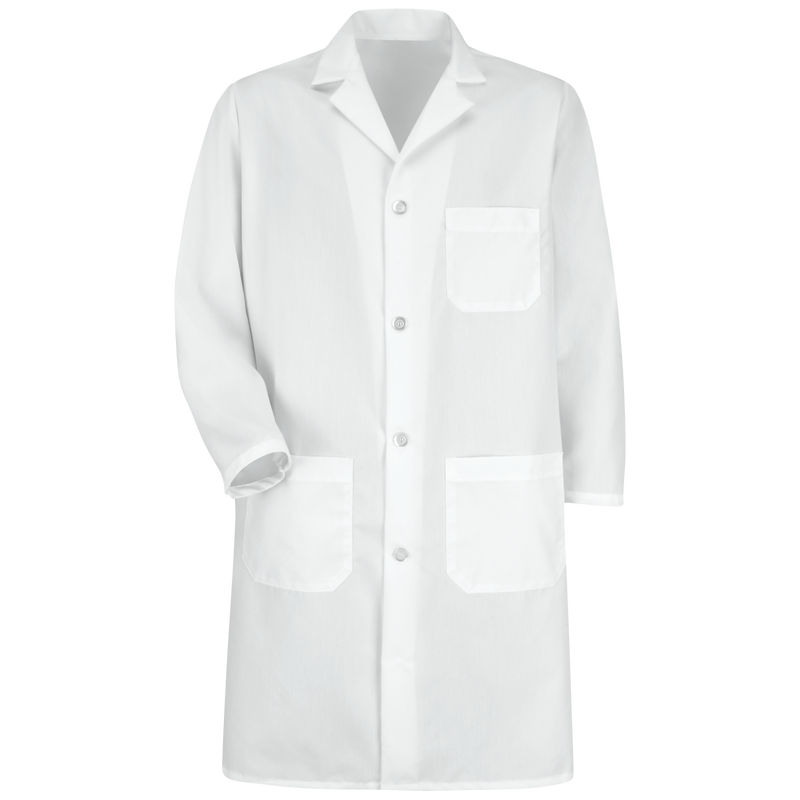 Men's Button-Fron Lab Coat image number 1