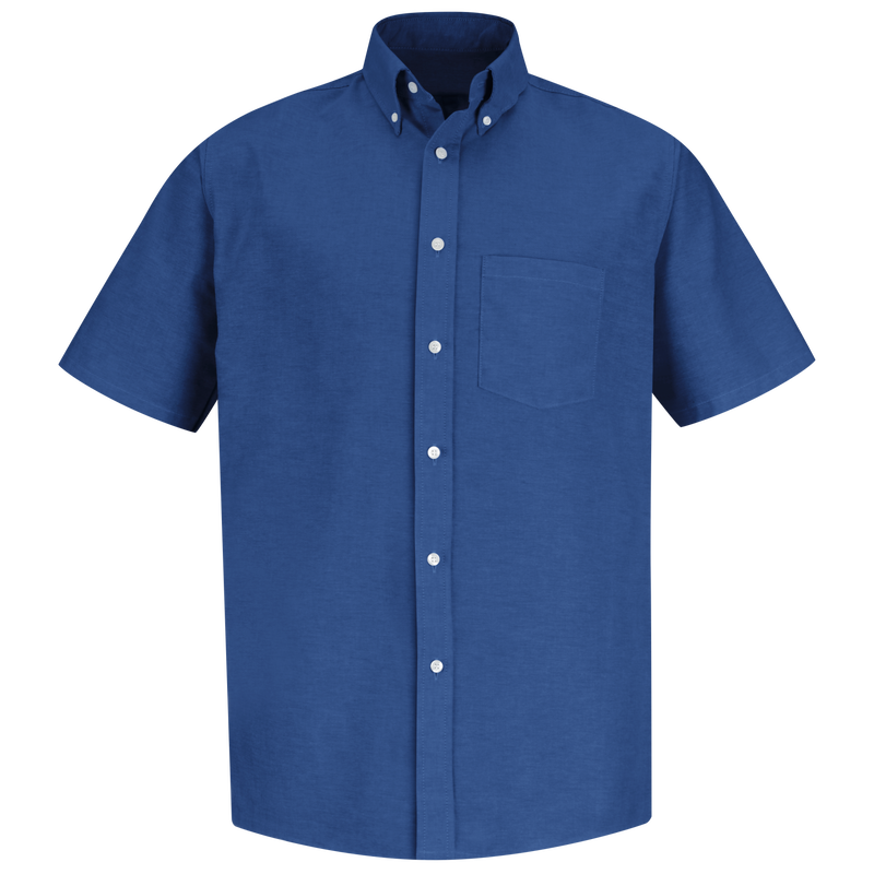 Men's Short Sleeve Executive Oxford Dress Shirt image number 1
