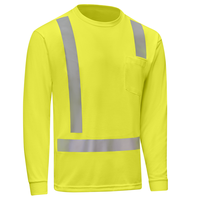 Hi-Visibility Long Sleeve Pocket T-Shirt - Type R Class 2 image number 4