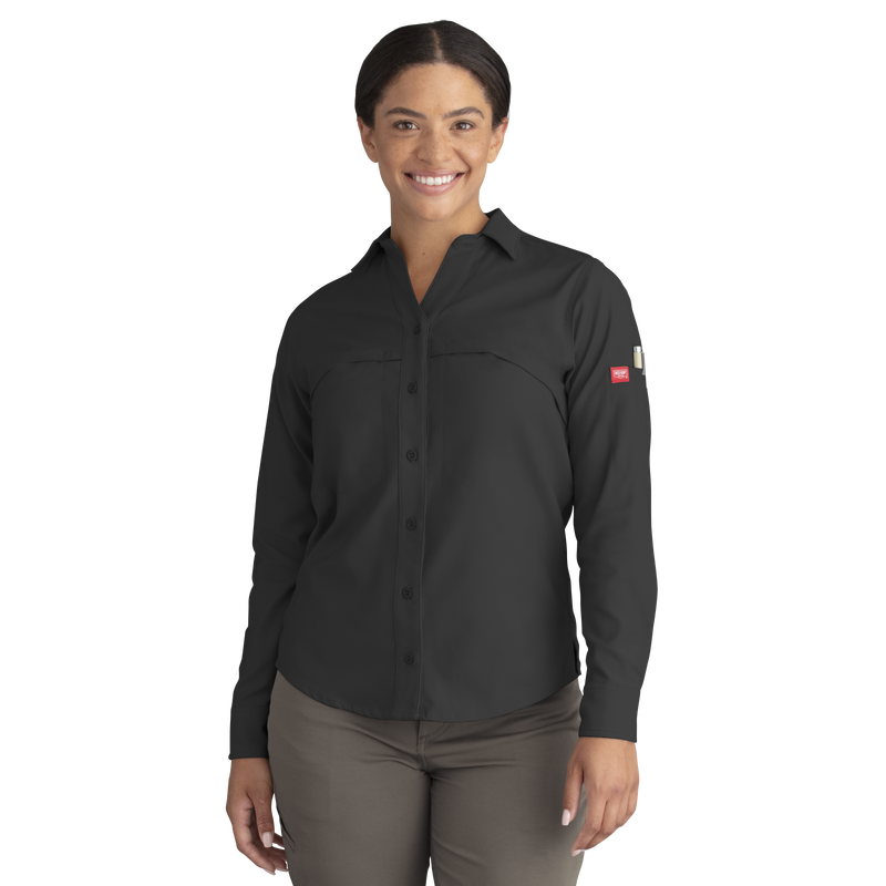 Women's Cooling Long Sleeve Work Shirt image number 5