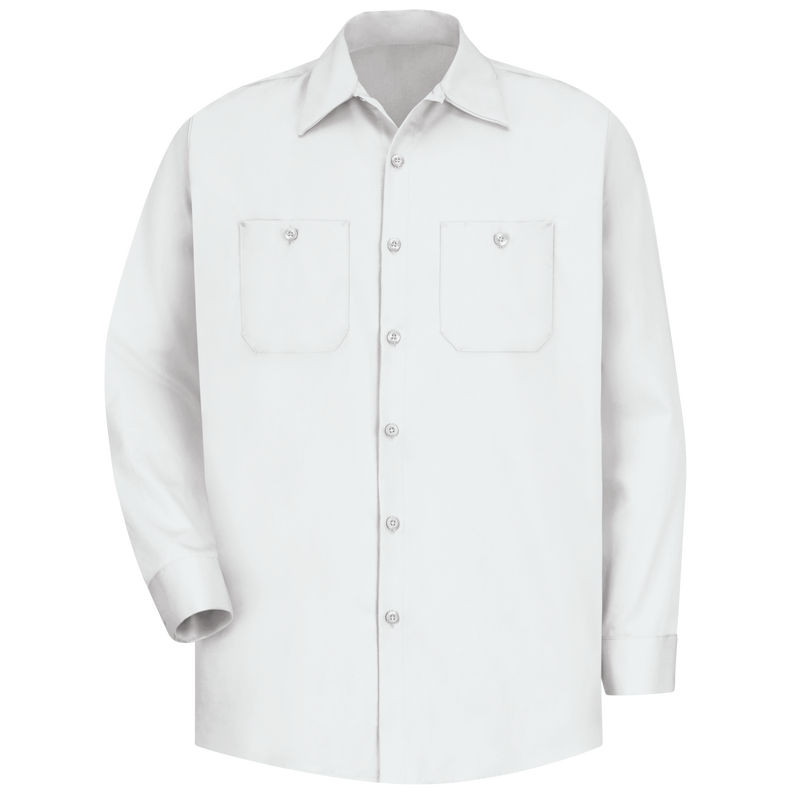 Men's Long Sleeve Wrinkle-Resistant Cotton Work Shirt image number 1