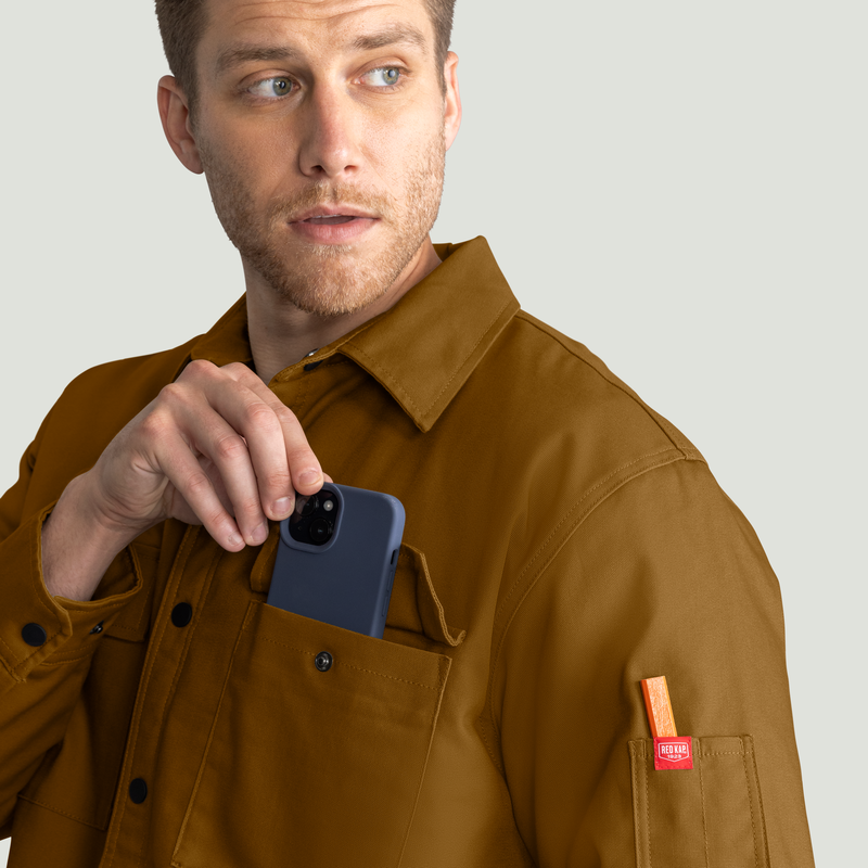 Men's Water Repellent Shirt Jacket image number 17