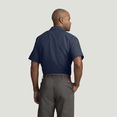 Men's Short Sleeve Industrial Work Shirt