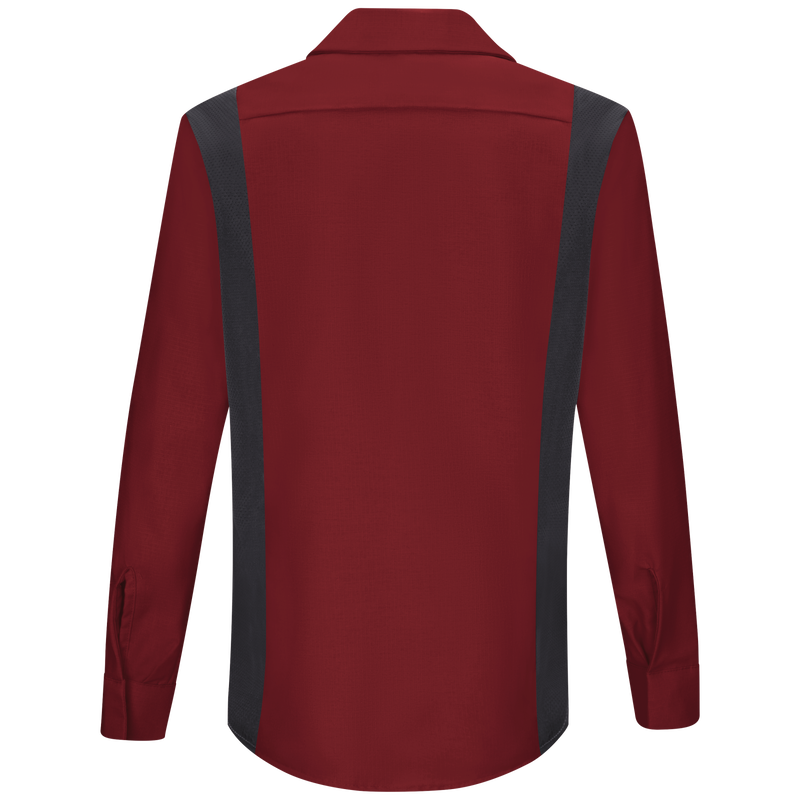 Women's Long Sleeve Performance Plus Shop Shirt with OilBlok Technology image number 2