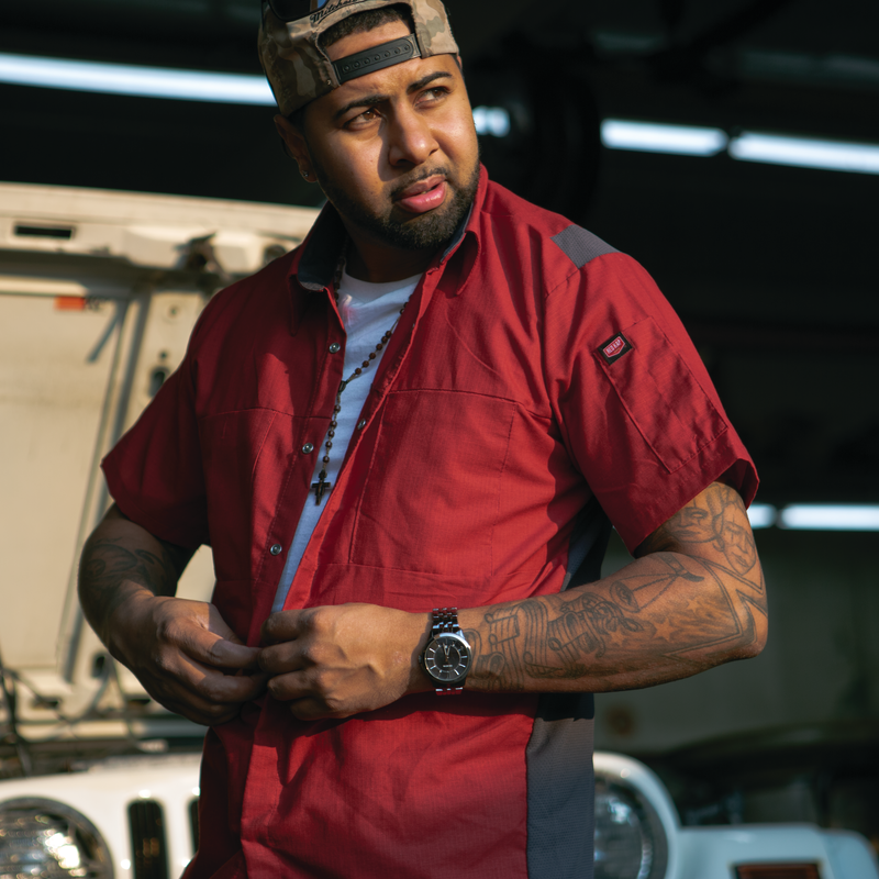 Red kap sweatshirt shop