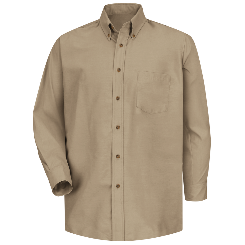 Men's Long Sleeve Poplin Dress Shirt image number 1