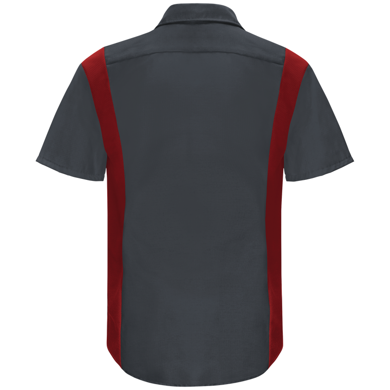 Men's Short Sleeve Performance Plus Shop Shirt With Oilblok Technology image number 2