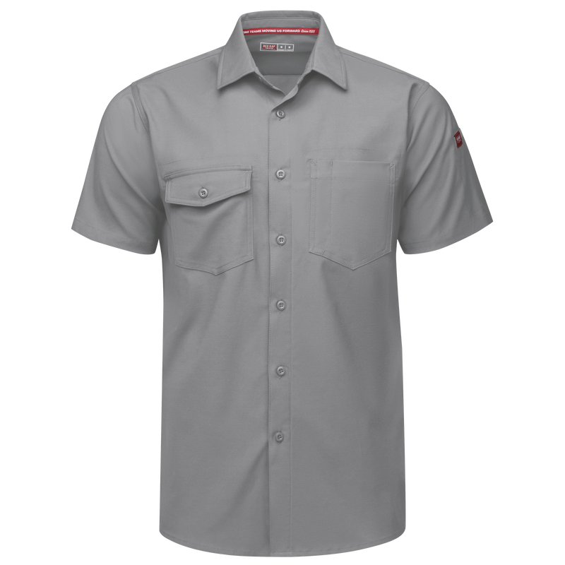 Men's Cooling Short Sleeve Work Shirt image number 9