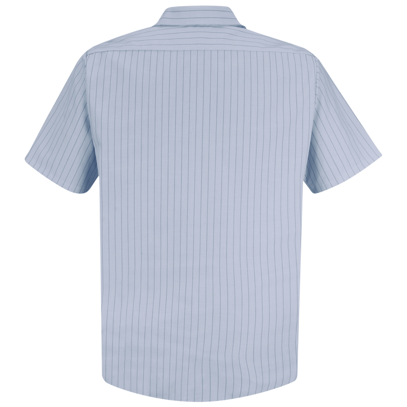 Men's Short Sleeve Striped Work Shirt image number 2