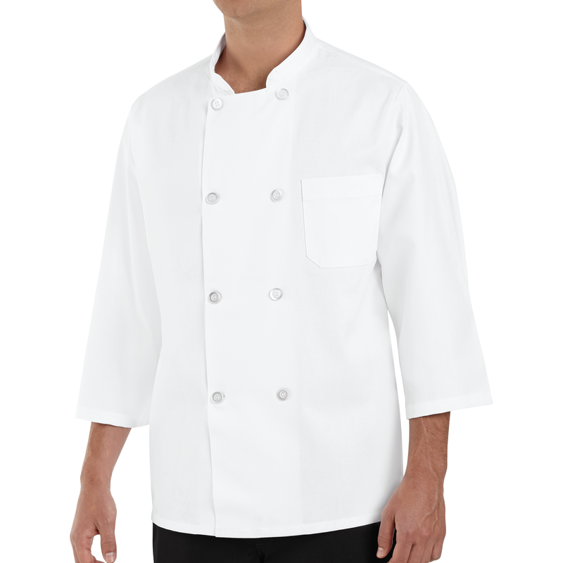¾ Sleeve Chef Coat image number 1