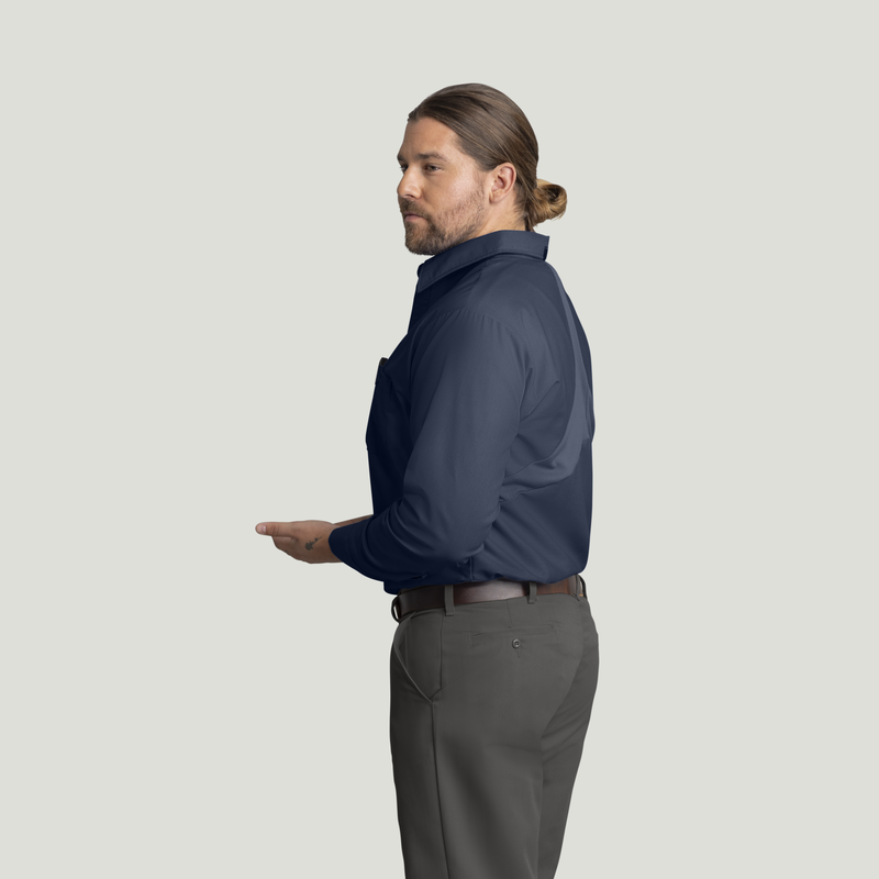 Men's Long Sleeve Work Shirt with MIMIX® image number 3