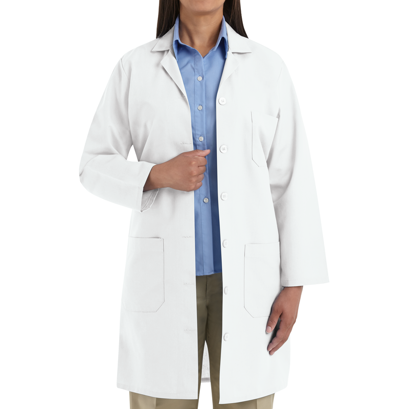 Women's Button-Front Lab Coat image number 3