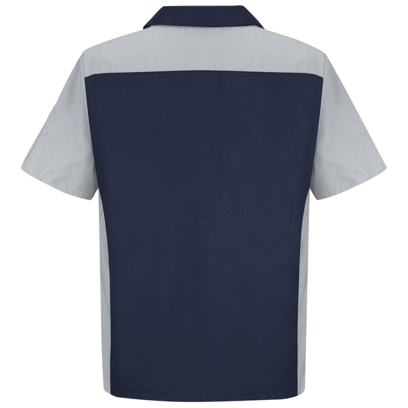 Men's Short Sleeve Two-Tone Crew Shirt image number 2