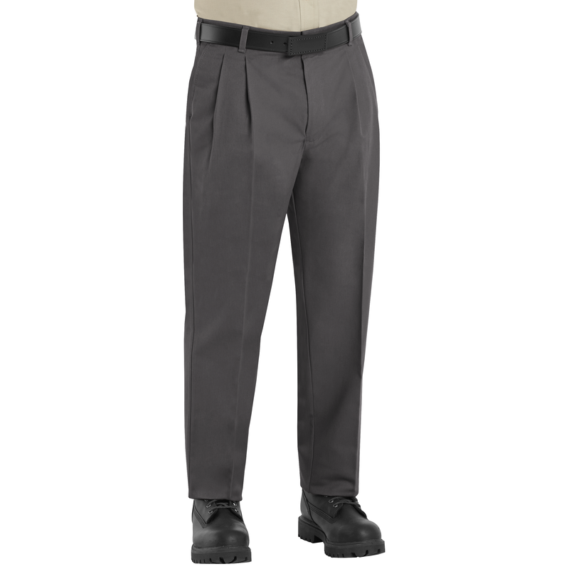 Men's Pleated Twill Slacks | Red Kap®