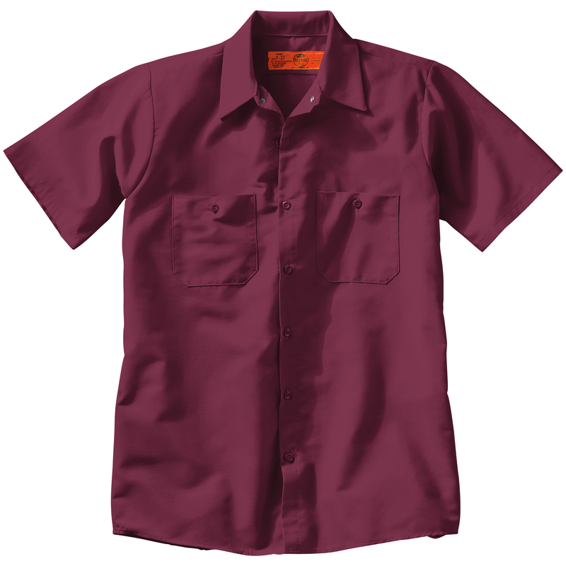 Men's Short Sleeve Industrial Work Shirt image number 7