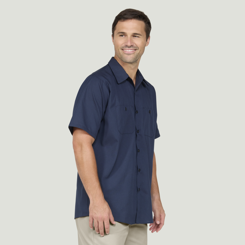 Men's Short Sleeve Durastripe&reg; Work Shirt image number 4