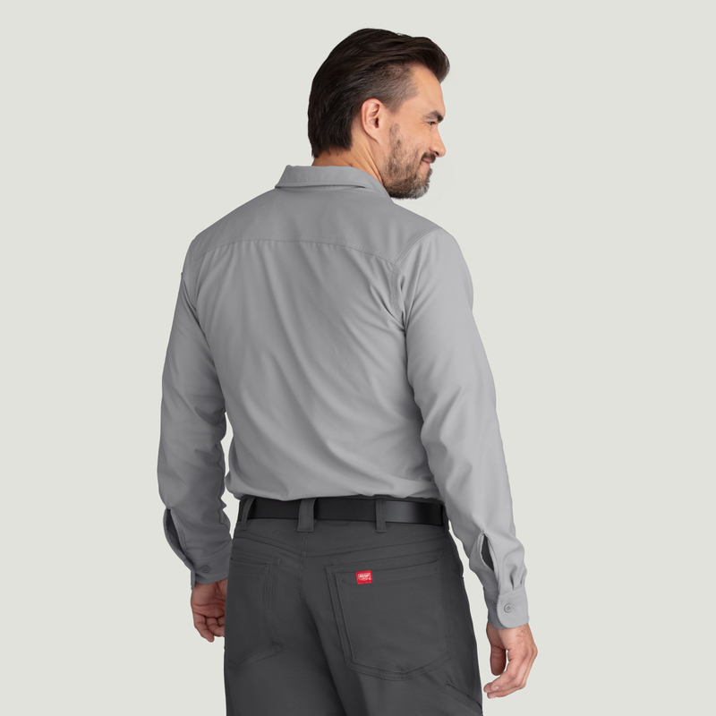 Men's Cooling Long Sleeve Work Shirt image number 6