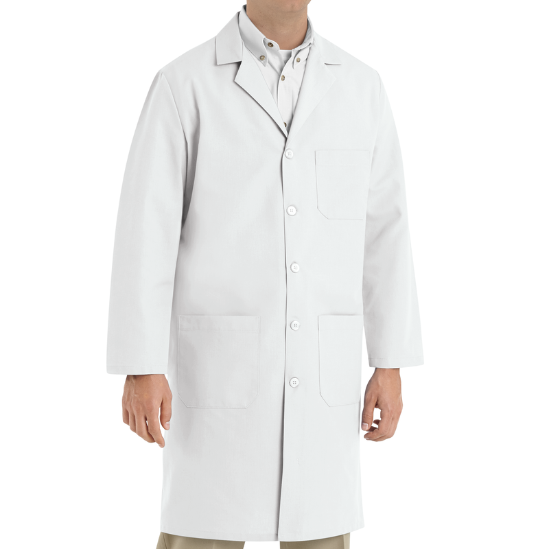 Men's Red Kap® Lab Coat with Exterior Pocket image number 3