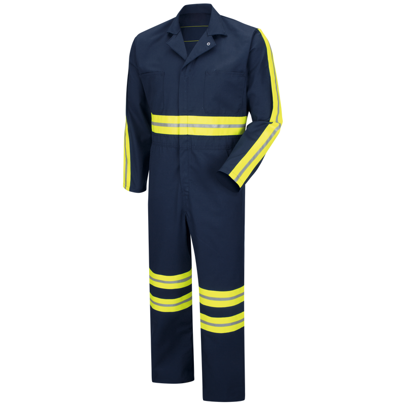 Enhanced Visibility Twill Action Back Coverall image number 0