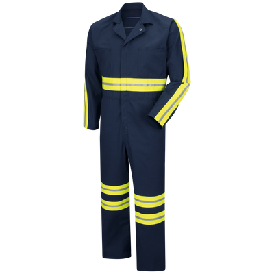 Enhanced Visibility Twill Action Back Coverall