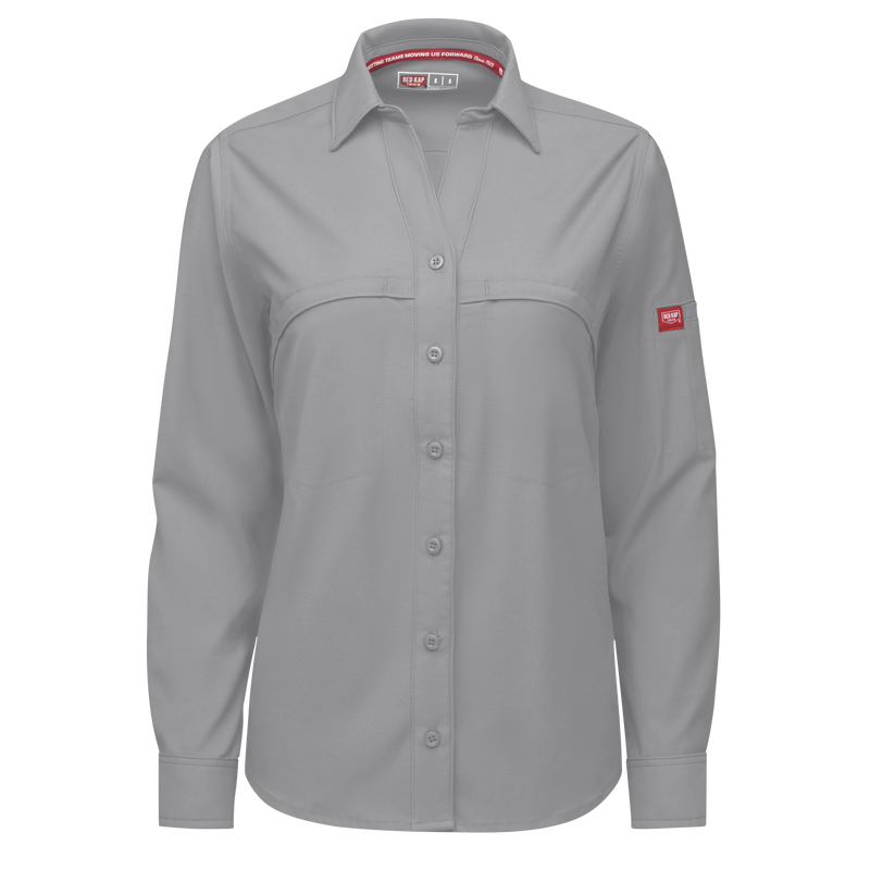 Women's Cooling Long Sleeve Work Shirt image number 9