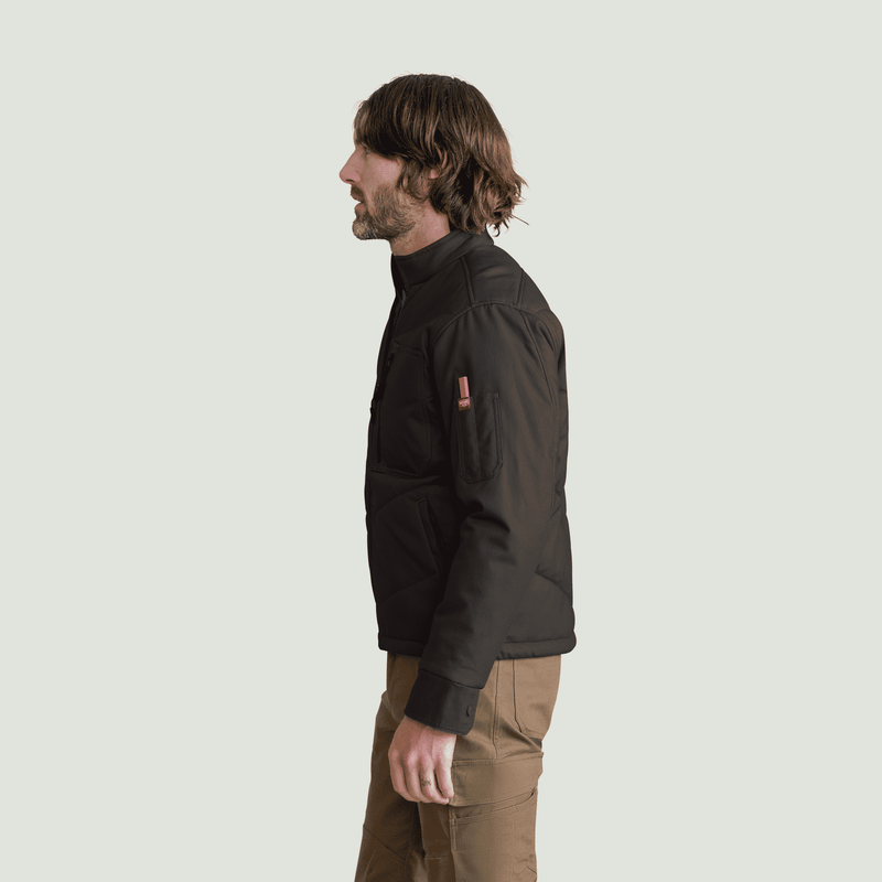 Men's Insulated Quilted Work Jacket image number 3